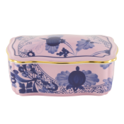 Ginori Oriente Italiano Azalea Large Rectangular Trinket Box